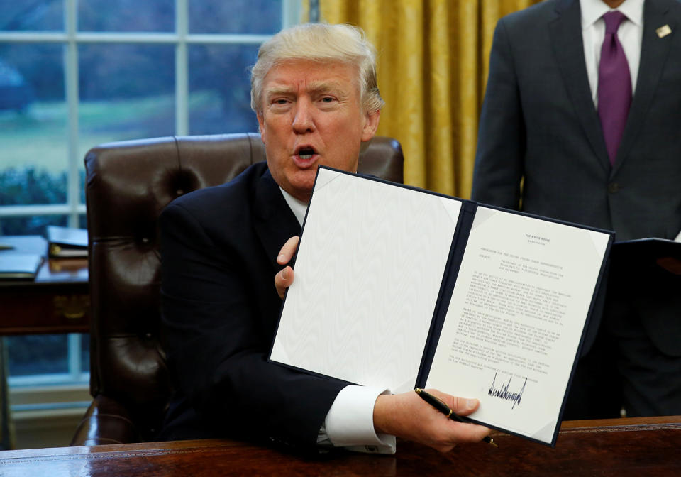 President Trump signs executive orders