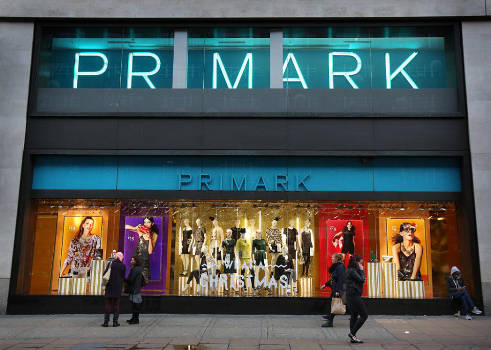 A Primark shopper has detailed her experience in the unisex changing room of the retailer's Cambridge store. (Getty Images)