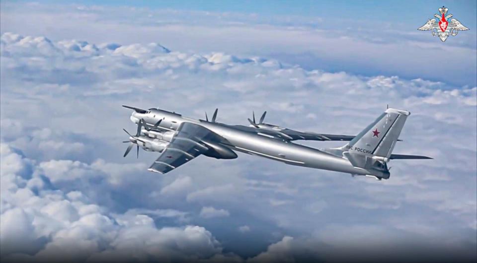The Engels air base is believed to be home to more than a dozen of Russia’s Tu-95 strategic bombers (Russian Defense Ministry Press Service)