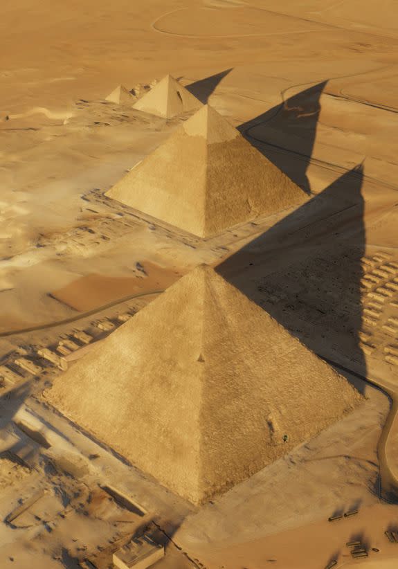 The pyramids.