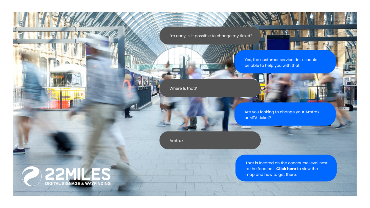  22Miles new AI tool helping people in a retail environment. . 