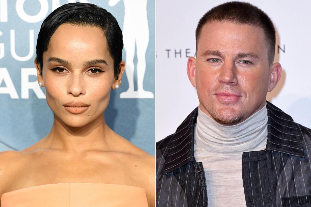 Zoe Saldana Nude Pussy - Channing Tatum Says ZoÃ« Kravitz Influences His Style as He Strips Down for  Sexy V Man Shoot