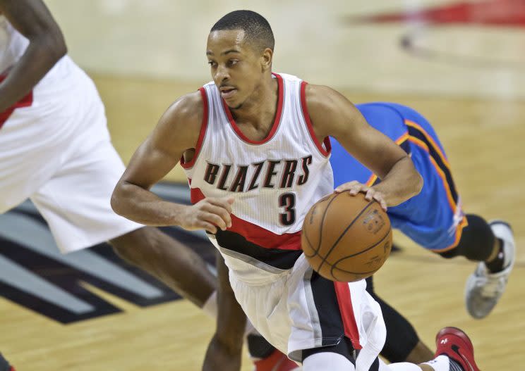 C.J. McCollum averaged 20.8 points per game last season. (AP)