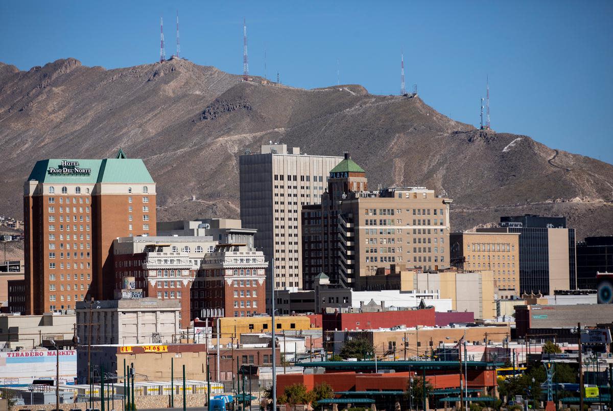 Downtown in El Paso, on Oct. 30, 2020.