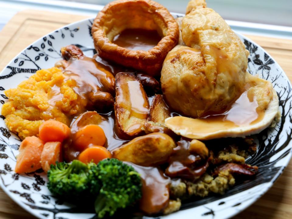 british roast dinner