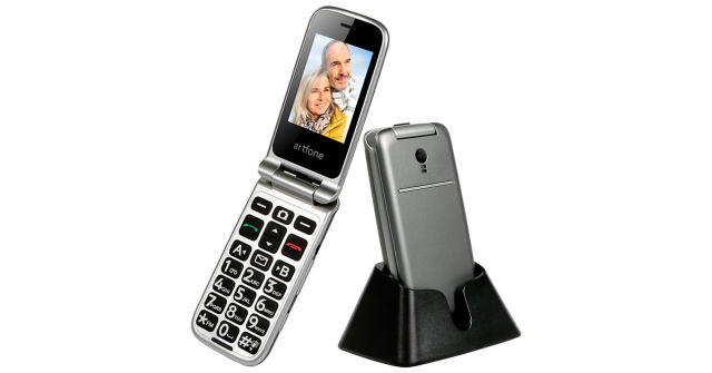 Artfone Telefonos Celulares Plegable Para Personas Mayores Con Botones  Grandes,pantalla A Color De 2,4 Pulgadas,cámara, Sos, Linterna, Radio Fm