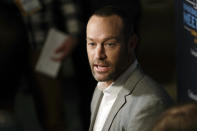 San Francisco Giants manager Gabe Kapler speaks during the Major League Baseball winter meetings, Tuesday, Dec. 10, 2019, in San Diego. (AP Photo/Gregory Bull)