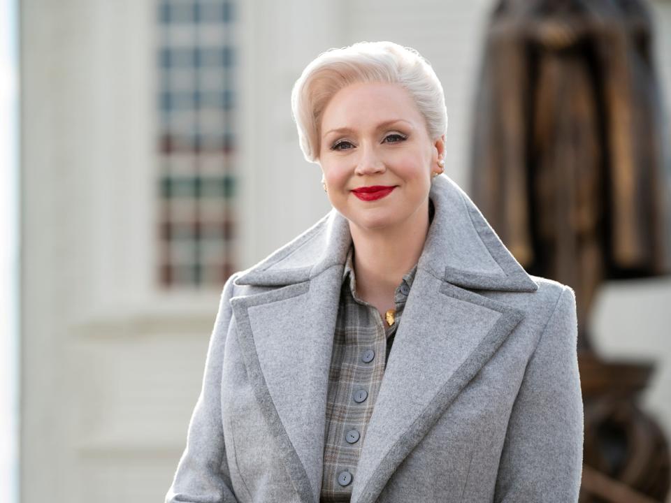 Gwendoline Christie in Netflix's "Wednesday"