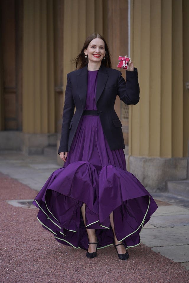 Fashion designer Roksanda Ilincic after being made an MBE