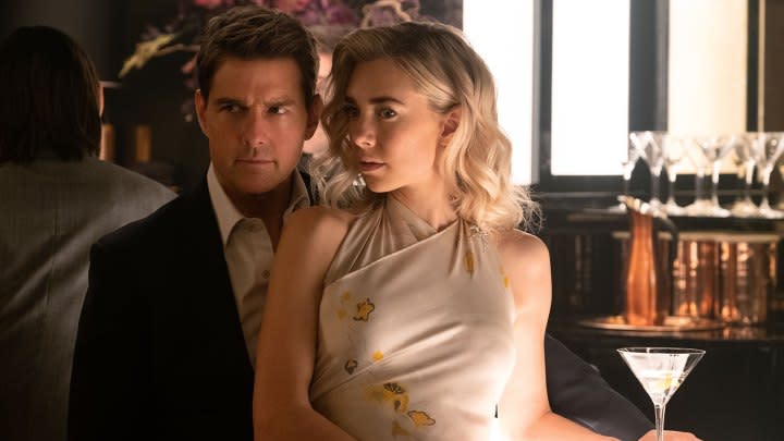 Tom Cruise and Vanessa Kirby in "Mission Impossible: Fallout."