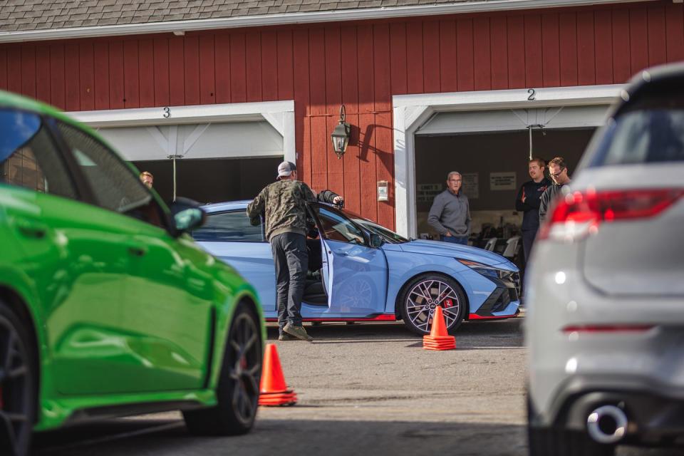 View Photos of 2022 Hyundai Elantra N at Lightning Lap 2023