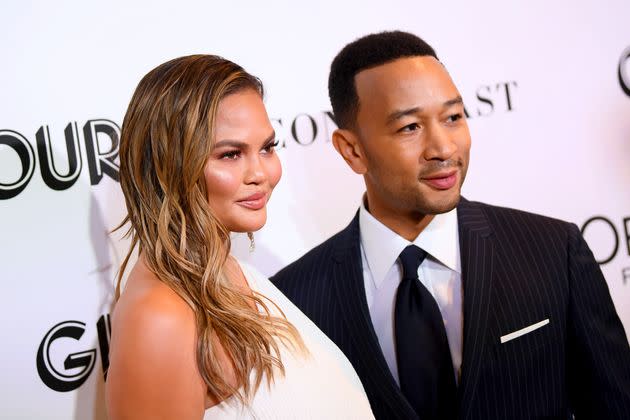 Teigen and Legend attend the 2018 Glamour Women Of The Year Awards: Women Rise on Nov. 12, 2018 in New York City.  (Photo: Dimitrios Kambouris via Getty Images)