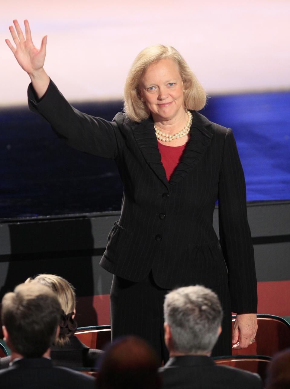 Meg Whitman von Hewlett-Packard auf Platz 4 der bestverdienendsten Tech-Bosse. (Bild: AP Photo)