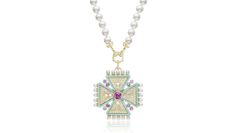 Harwell Godfrey Crux Pearl Pendant 