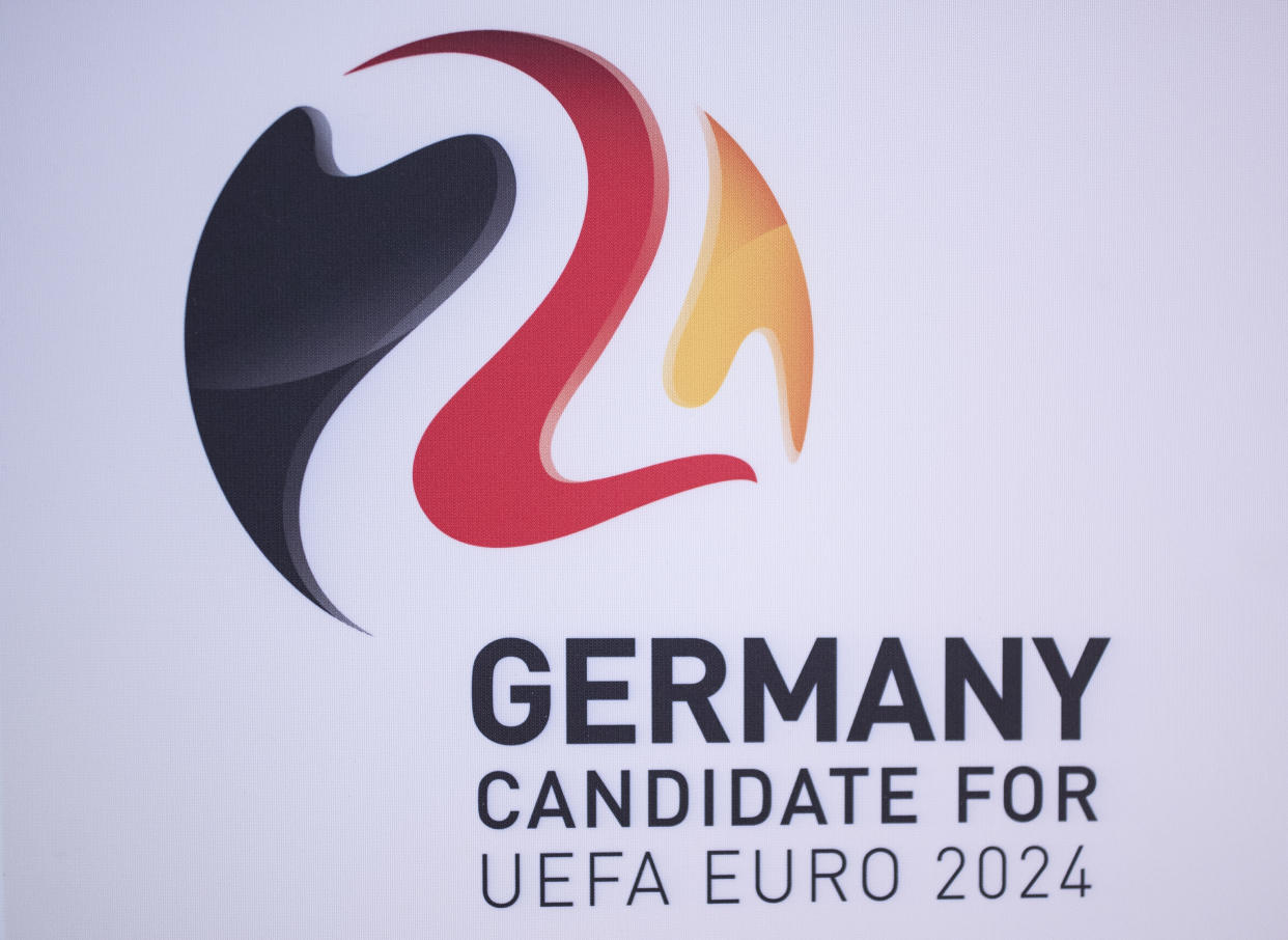 Logo der DFB Euro 2024  (Photo by Maja Hitij/Bongarts/Getty Images)