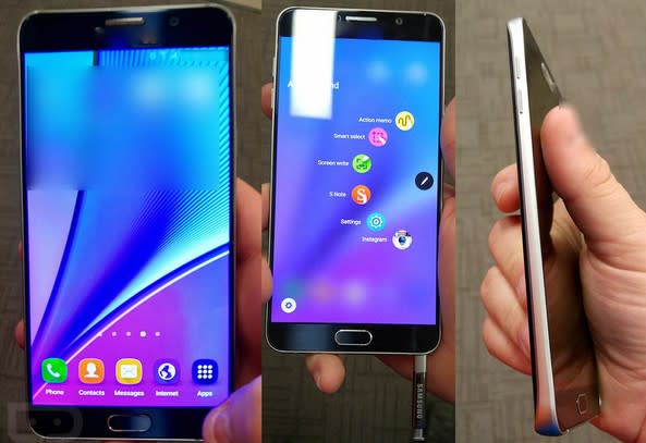 Galaxy Note 5 真機上手高清照曝光: 證實 2 個大家最不想見到的巨變