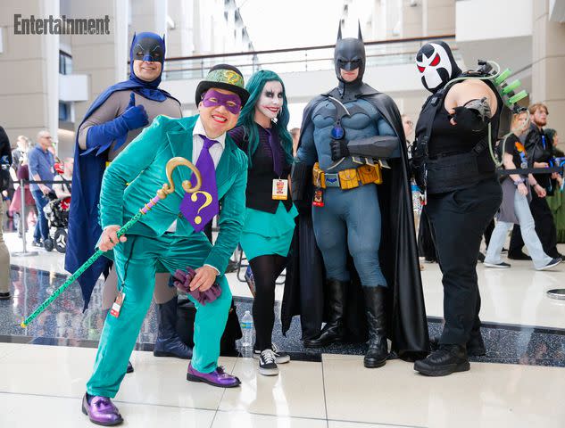 <p><a href="https://www.instagram.com/chriscosgrovephoto/?hl=en" data-component="link" data-source="inlineLink" data-type="externalLink" data-ordinal="1">Chris Cosgrove</a></p> Classic Batman, Riddler, Joker, Batman and Bane