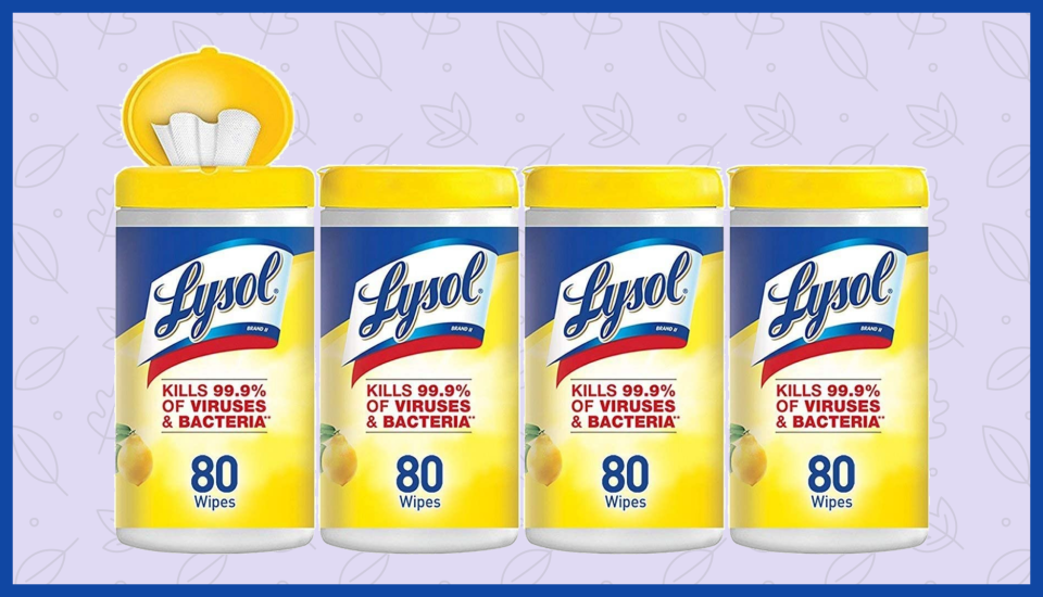 Now's your chance to stock up on Lysol Disinfecting Wipes without paying a fortune. (Photo: Amazon)