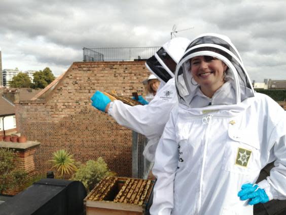 Helen meets the bees of Bermondsey (Helen Coffey)