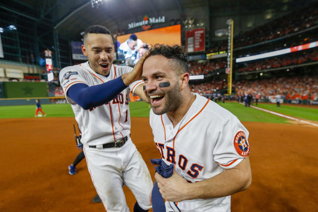 Correa tattoos mammoth three-run homer 