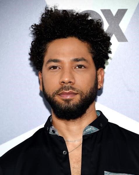 Empire actor Jussie Smollett is accused of staging a racist, anti-gay hate attack on himself as a publicity stunt. Source: AP