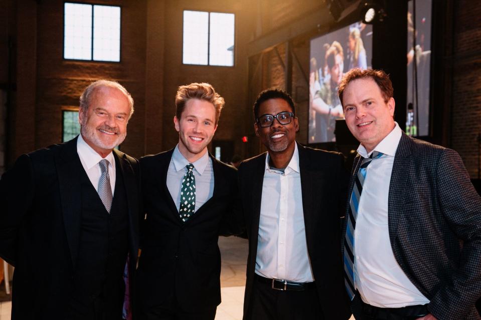 Kelsey Grammar, Robbie Gordy, Chris Rock, and Rainn Wilson