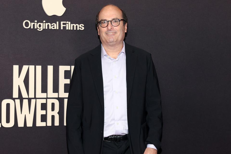 David Grann attends Apple's "Killers of the Flower Moon" New York premiere at Alice Tully Hall, Lincoln Center on September 27, 2023 in New York City.