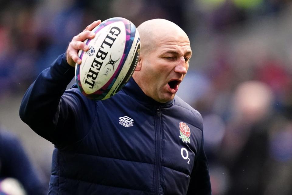 Frustration: Steve Borthwick knows his side need to raise their game in the Six Nations (Jane Barlow/PA Wire)