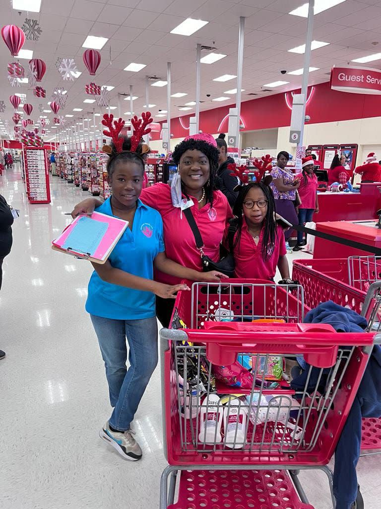 Women of the Glorious Hands, Inc. were treated to a $100 Shopping Spree for the girls mentorship program as part of the Target Heroes and Helpers Grant.