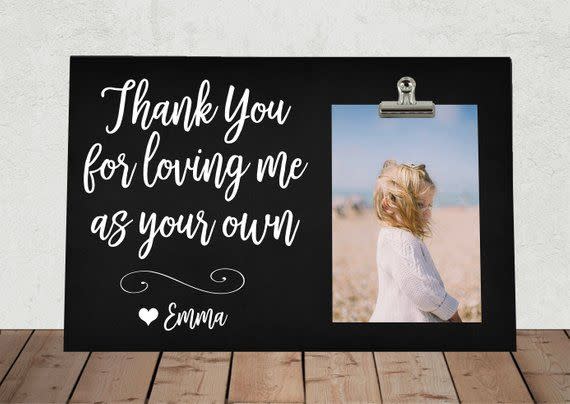 "Thank You for Loving Me" Sign