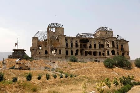 The Darul Aman palace stands in Kabul, Afghanistan, June 2, 2016. REUTERS/Omar Sobhani