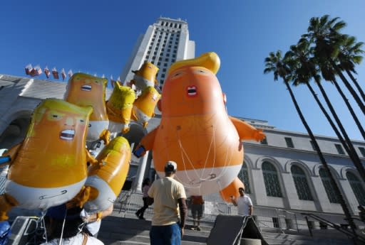 US President Donald Trump is "incredibly unpopular" in Los Angeles, including much of the city's Hollywood crowd