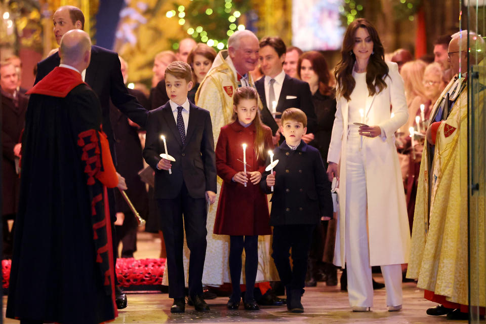 Prince George, Princess Charlotte and Prince Louis