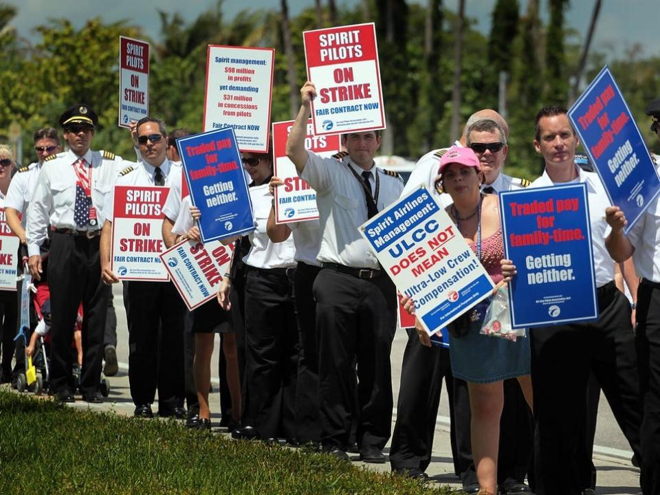 Spirit Airlines pilot strike