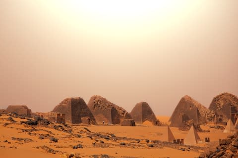 The pyramids of Meroe - Credit: GALYNA ANDRUSHKO