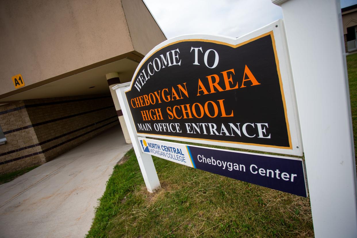 Cheboygan Area High School stands Monday, July 11, 2022. 