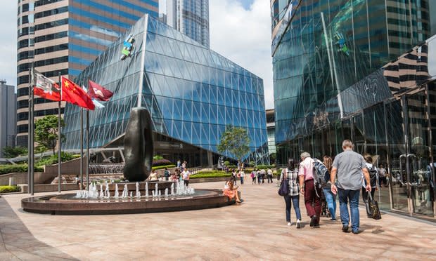 Exchange Square in Hong Kong