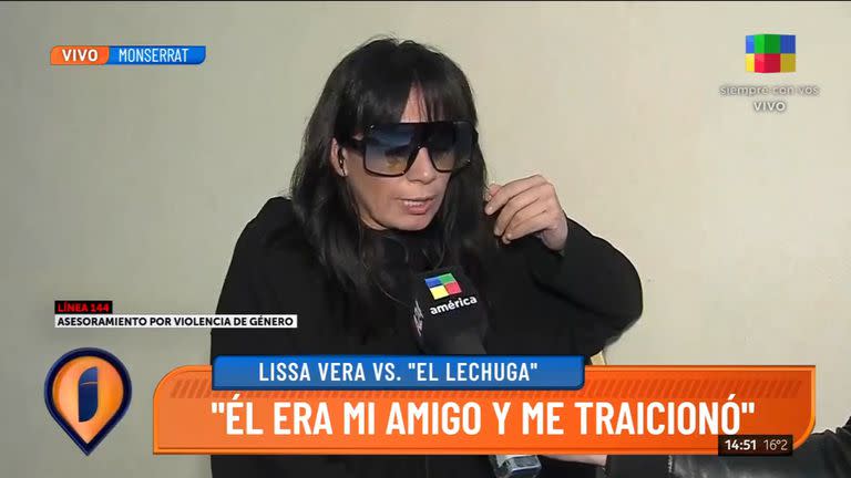 Lissa Vera denunció al cantante de cumbia conocido como "Lechuga" por acoso