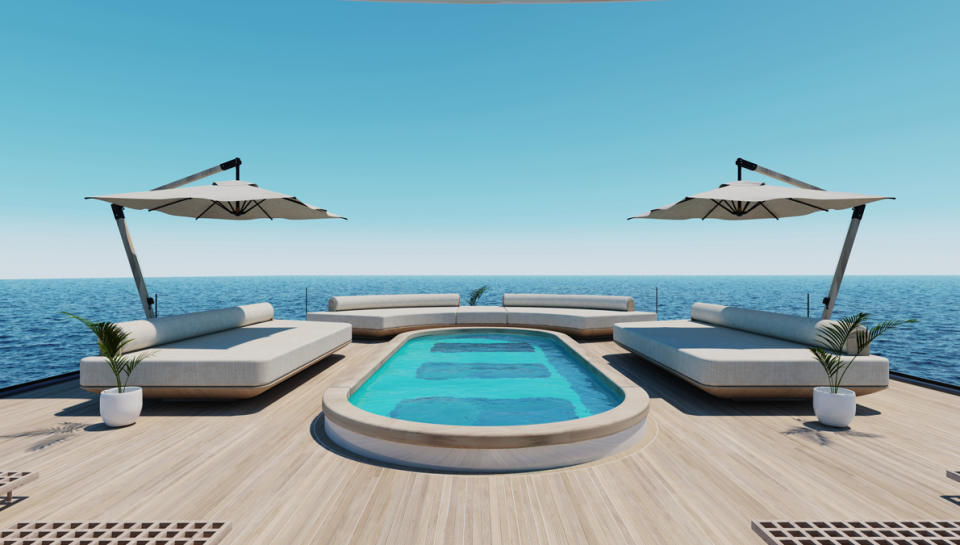 Superyacht opening day concept