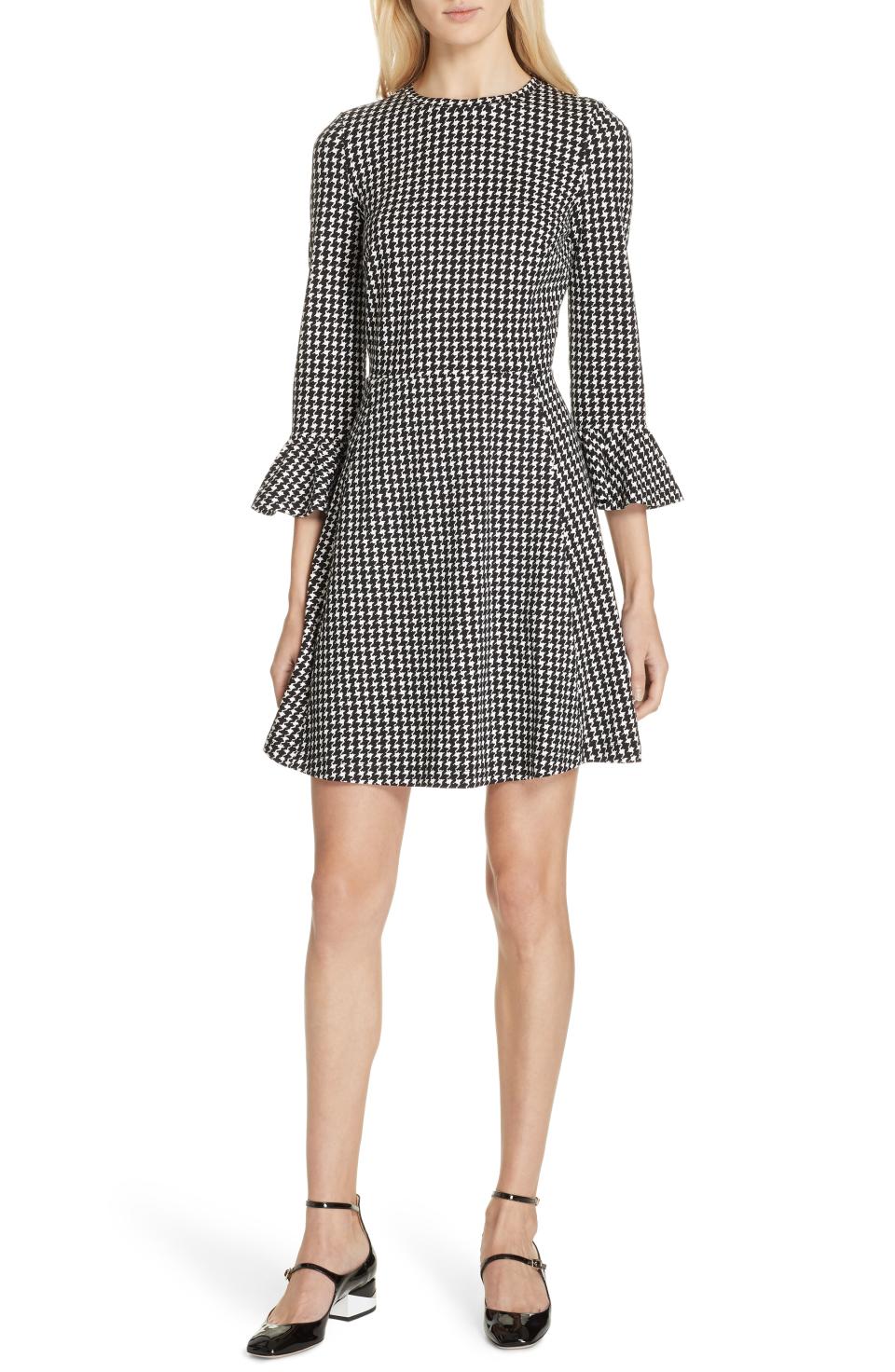 Houndstooth Ponte Dress