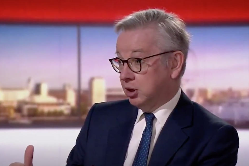 Michael Gove yesterday said he too had gone on drives to test his eyesight. (BBC)