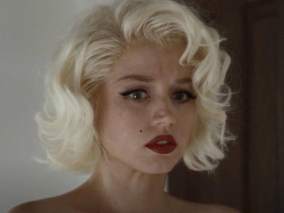 Ana de Armas as Marilyn Monroe in ‘Blonde’ (Netflix)