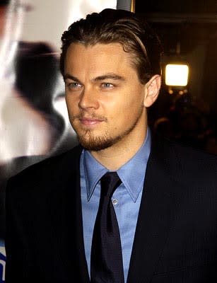 Leonardo DiCaprio at the Hollywood premiere of Dreamworks' Catch Me If You Can