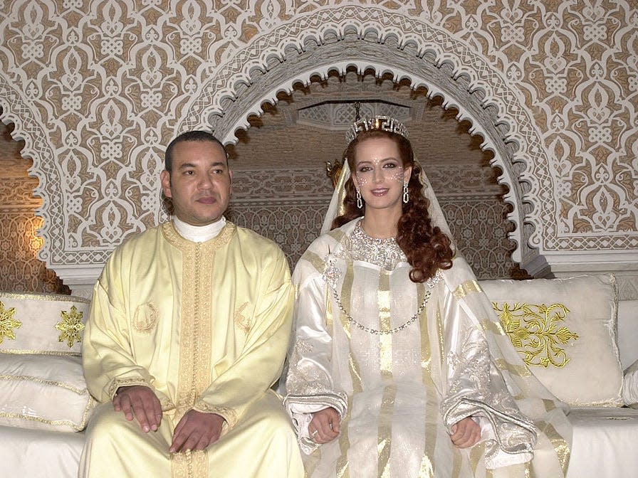 Princess Lalla Salma of Morocco on her wedding day