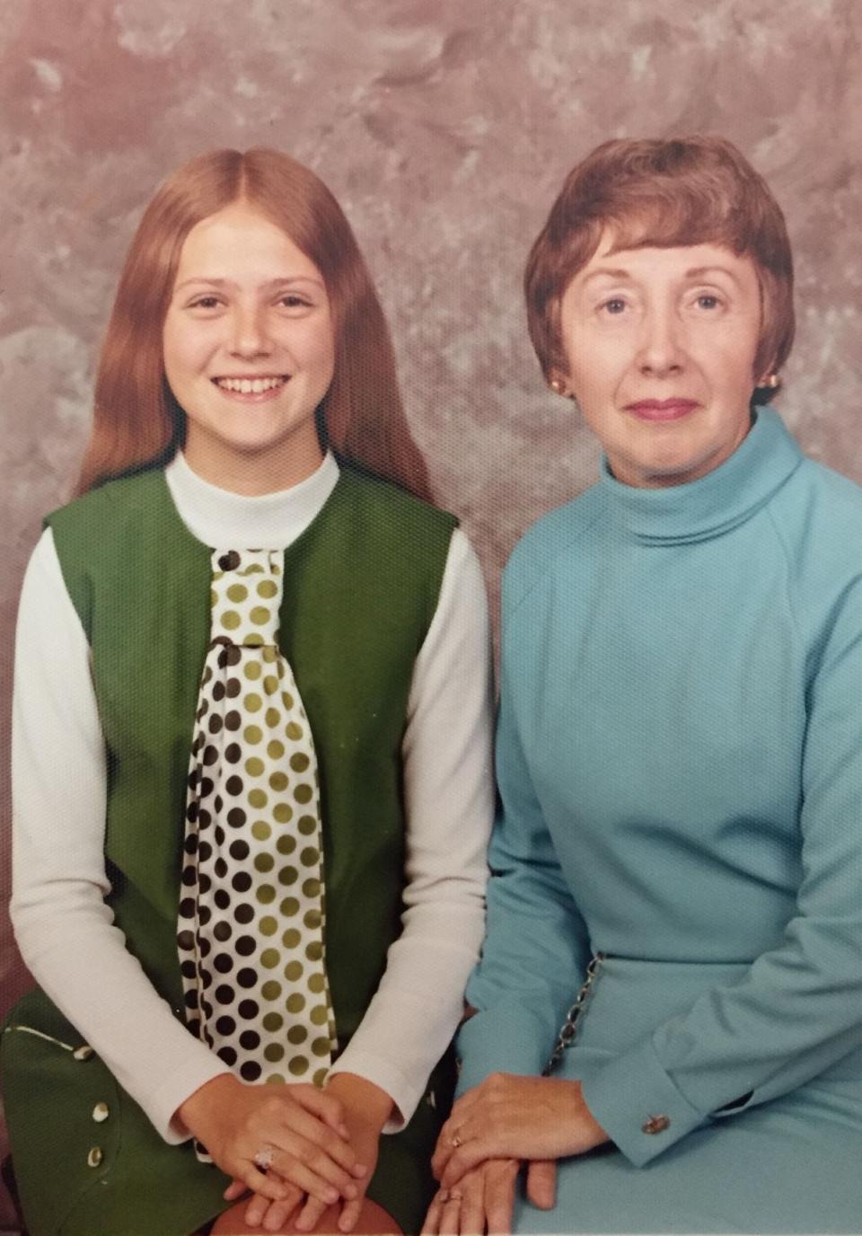 Ann with her mom, Marjorie Harmeier. Ann’s father died when she was just 4 years old. (Courtesy photo)
