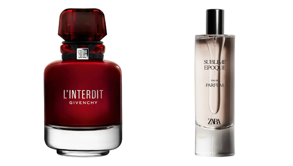 L: Givenchy L'Interdit Eau De Parfum Rouge, S$203, 80ml (Photo: Sephora)
R: Zara Sublime Epoque, S$45.90, 100ml (Photo: Zara)
