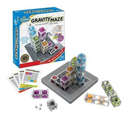 It's a game of logic.&nbsp;<br /><strong>Price: <a href="https://www.amazon.com/Think-Fun-1006-T-Gravity-Maze/dp/B00IUAAK2A" target="_blank">$30</a></strong>