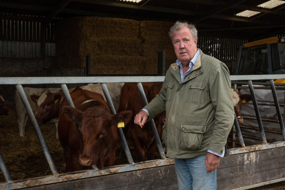 Clarkson at his farm (Amazon)