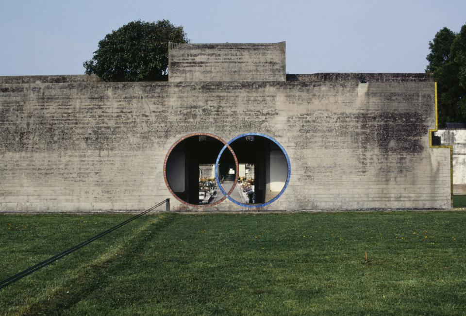 Brion Monumental Tomb by architect Carlo Scarpa of San Vito, Altivole, Veneto, Italy. - Credit: Getty