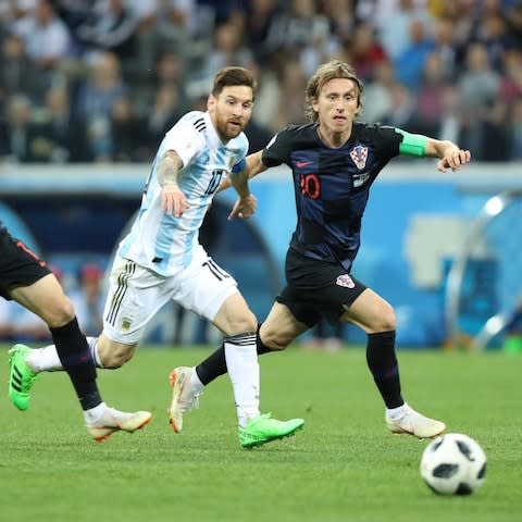 Argentina forward Lionel Messi was held scoreless for a second match at the World Cup - Credit: Yang Lei/Xinhua/Barcroft Images